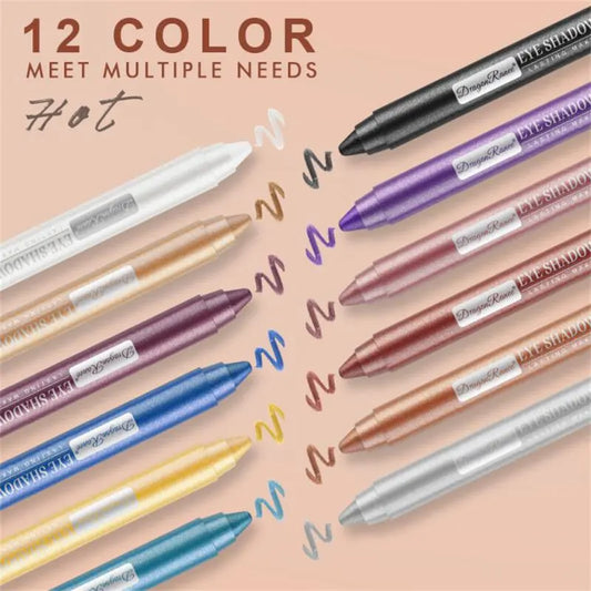 12 Colors Eyeshadow Pencil Set My Store