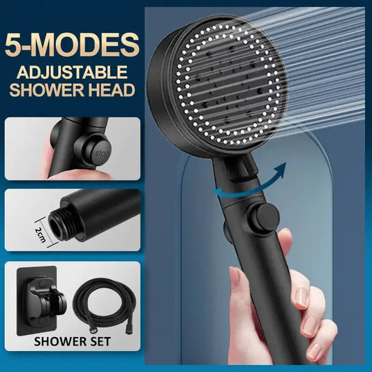 Adjustable Pressurized Shower Head - AllNOneOutletStore